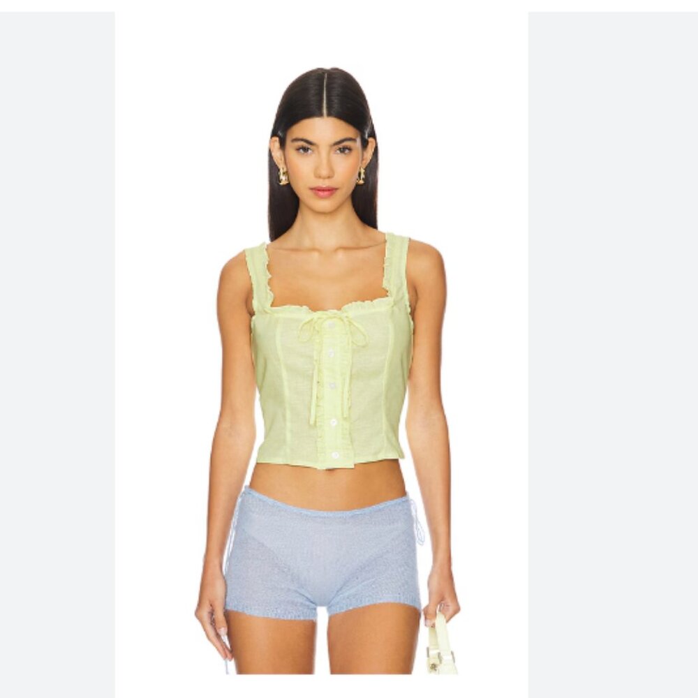 SNDYS x Revolve Esmeralda Top Size L NWT - Picture 3 of 7